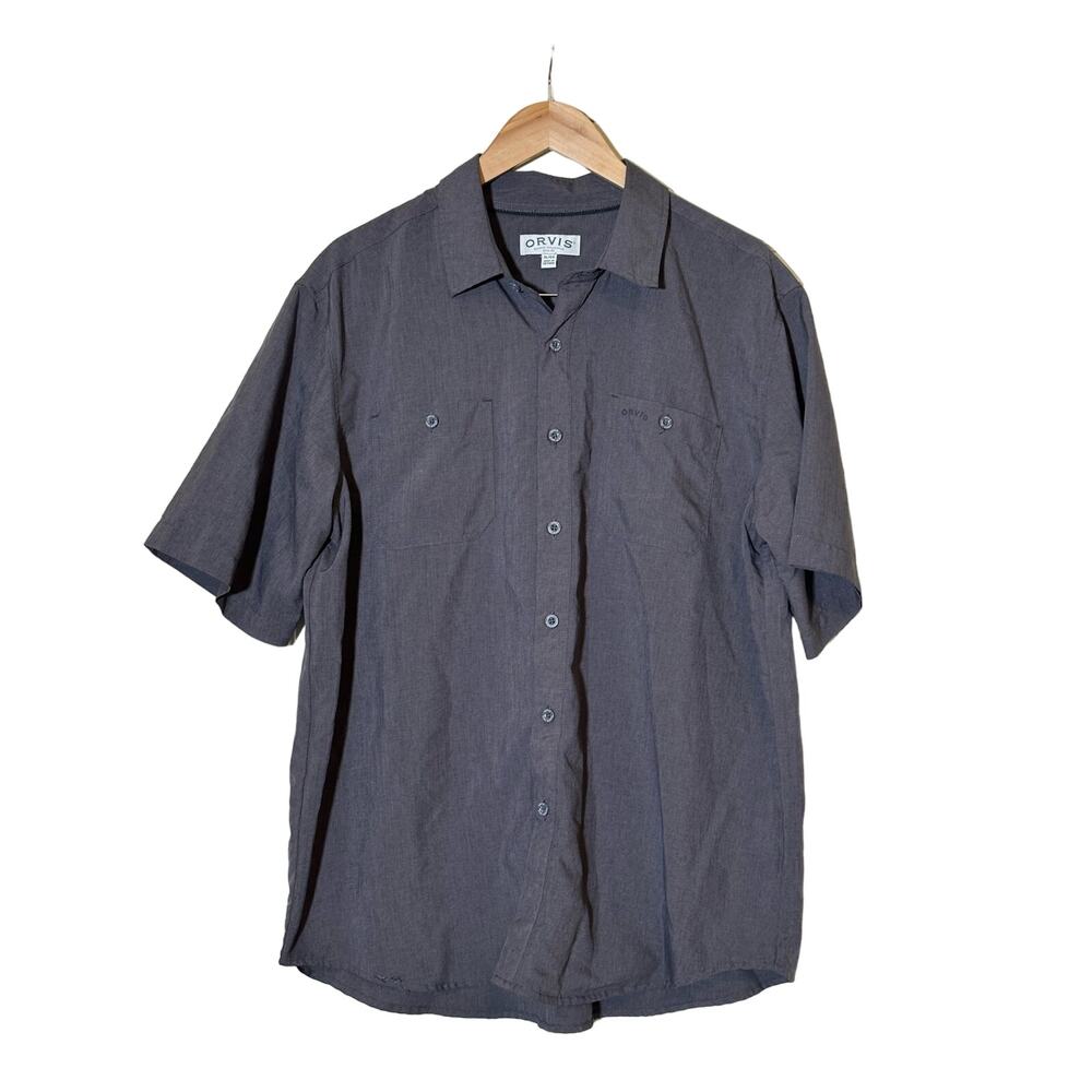 Orvis Gray button up Gray Men’s Shirt Size XL